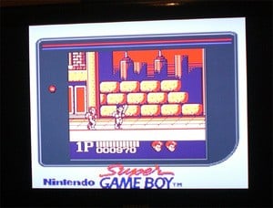 As well as playing NES, SNES and Genesis games, the Retron3 can also play GB titles - via the Super Game Boy, of course