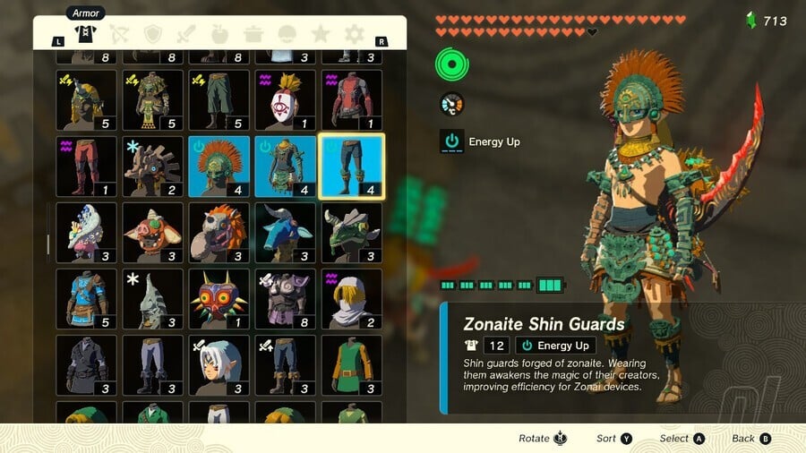 Zelda: Tears Of The Kingdom: How To Get The Zonaite Armour Set 2