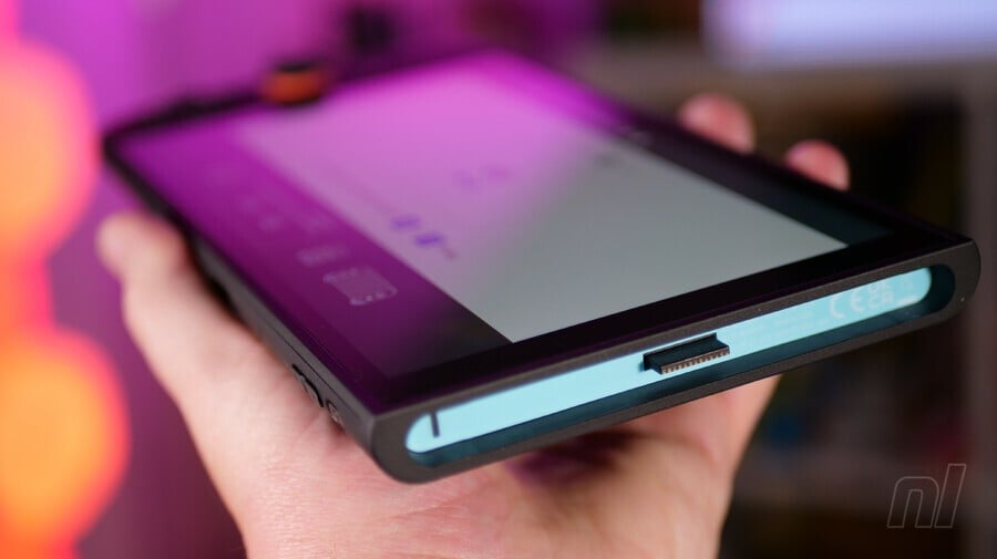 Switch 2 Joy-Con magnet slot