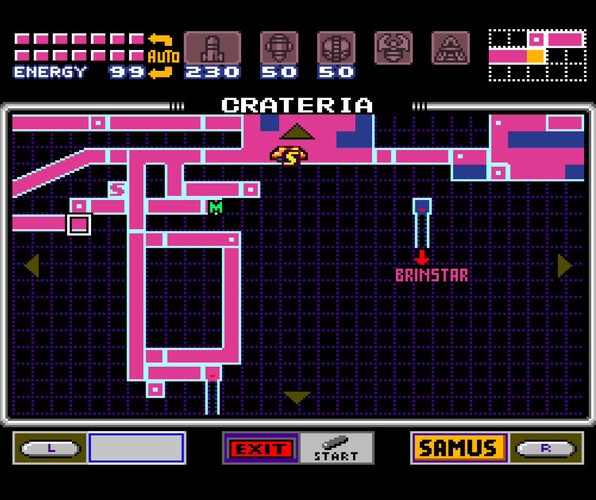 Super Metroid Map