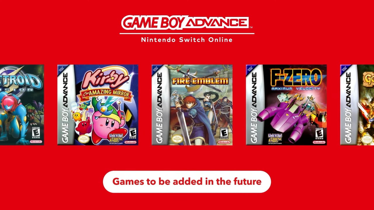 La Nintendo Switch reçoit des jeux Game Boy et Game Boy Advance