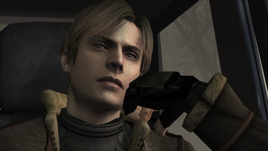 Leon pictured here thinking about the fort he's going to build with all his grenades