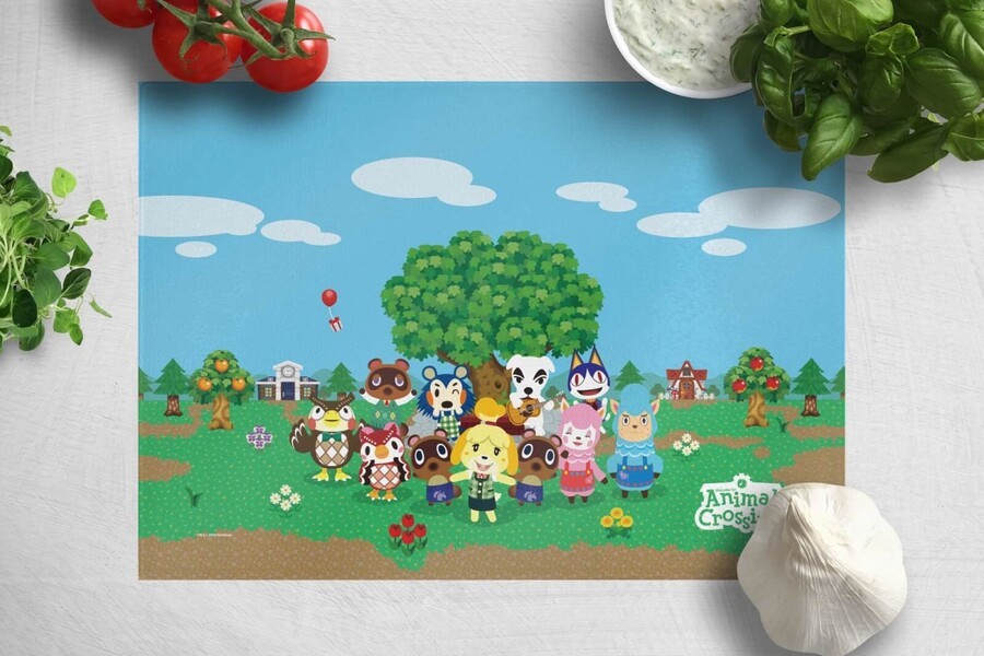 Animal Crossing Cutting Board