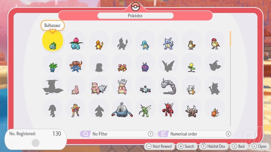 Which of these Pokémon does NOT appear in the standard Pokopia Pokédex?