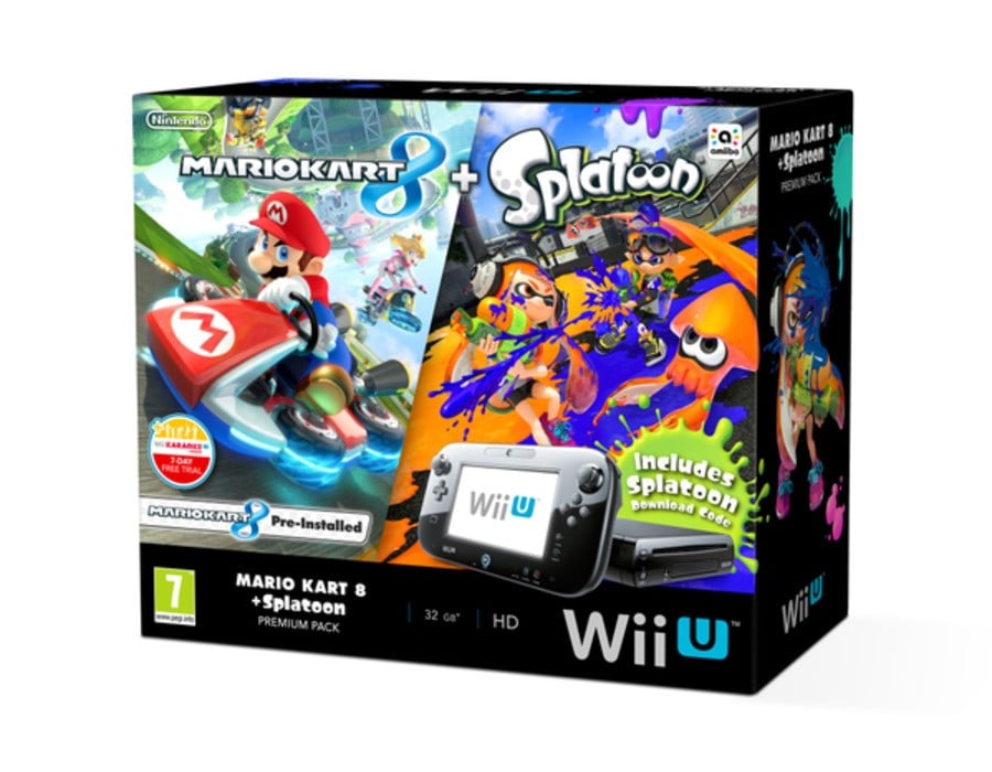 Ziek persoon tsunami gemeenschap New Euro Wii U Premium Bundle Contains Mario Kart 8 And Splatoon | Nintendo  Life