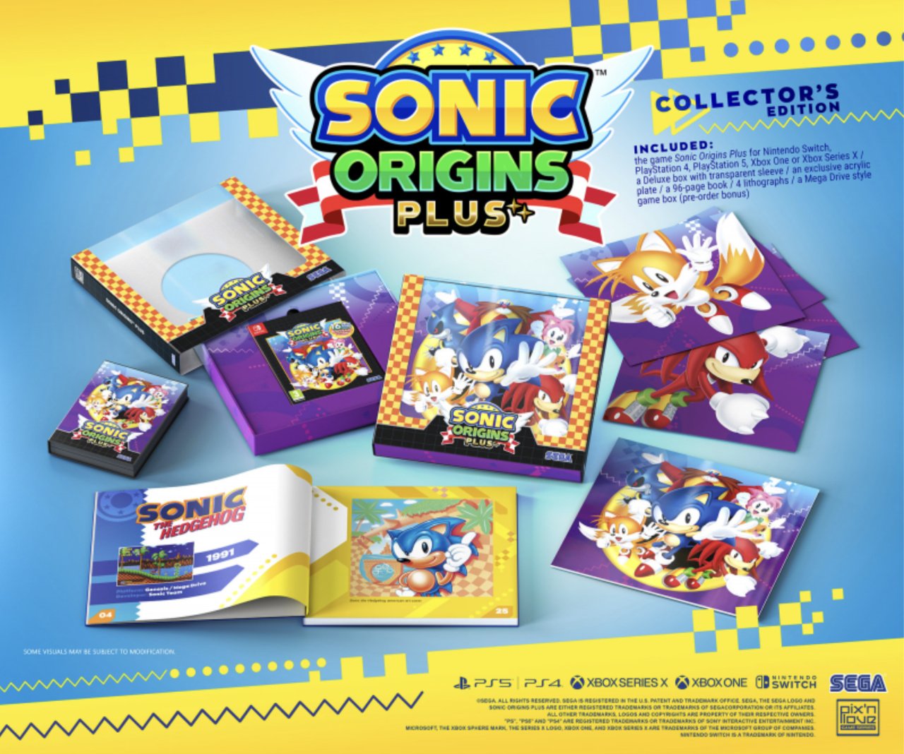 Jogo PS4 Sonic Mania Plus + Kit Book