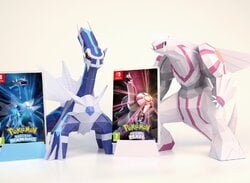 Pokémon Shares Free Dialga And Palkia Papercraft Models To Print And Build At Home