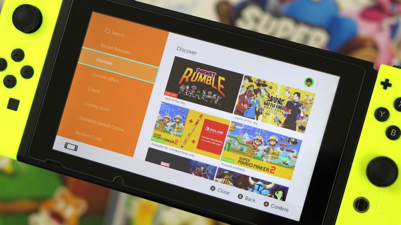 La Nintendo eShop ya está disponible en Argentina, Chile, Colombia