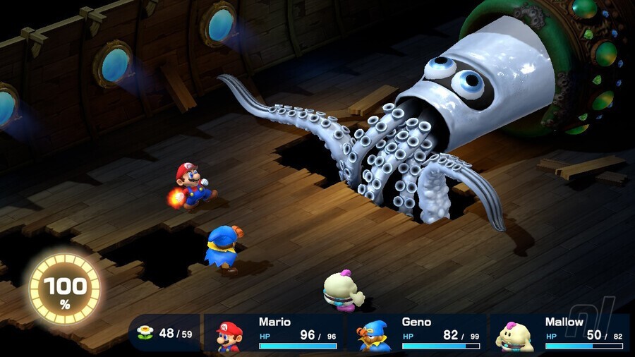Super Mario RPG: How To Defeat King Calamari 4