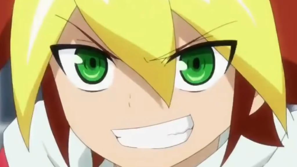 Shu in the age of 13 in BeyBlade Burst Turbo season #3