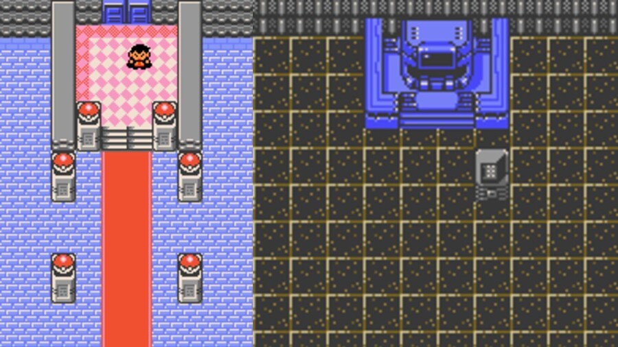 Ο μακρύς διάδρομος στο Champion and Hall of Fame, που είναι απλώς ένας υπολογιστής σε ένα σκοτεινό δωμάτιο