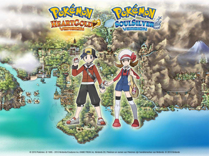 Pokemon heart gold and Soul Silver artworks, This game look…, heart gold  pokemon soul silver