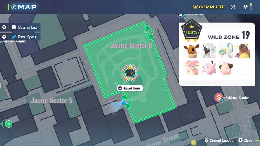 Wild Zone 19 Pokémon Legends: Z-A