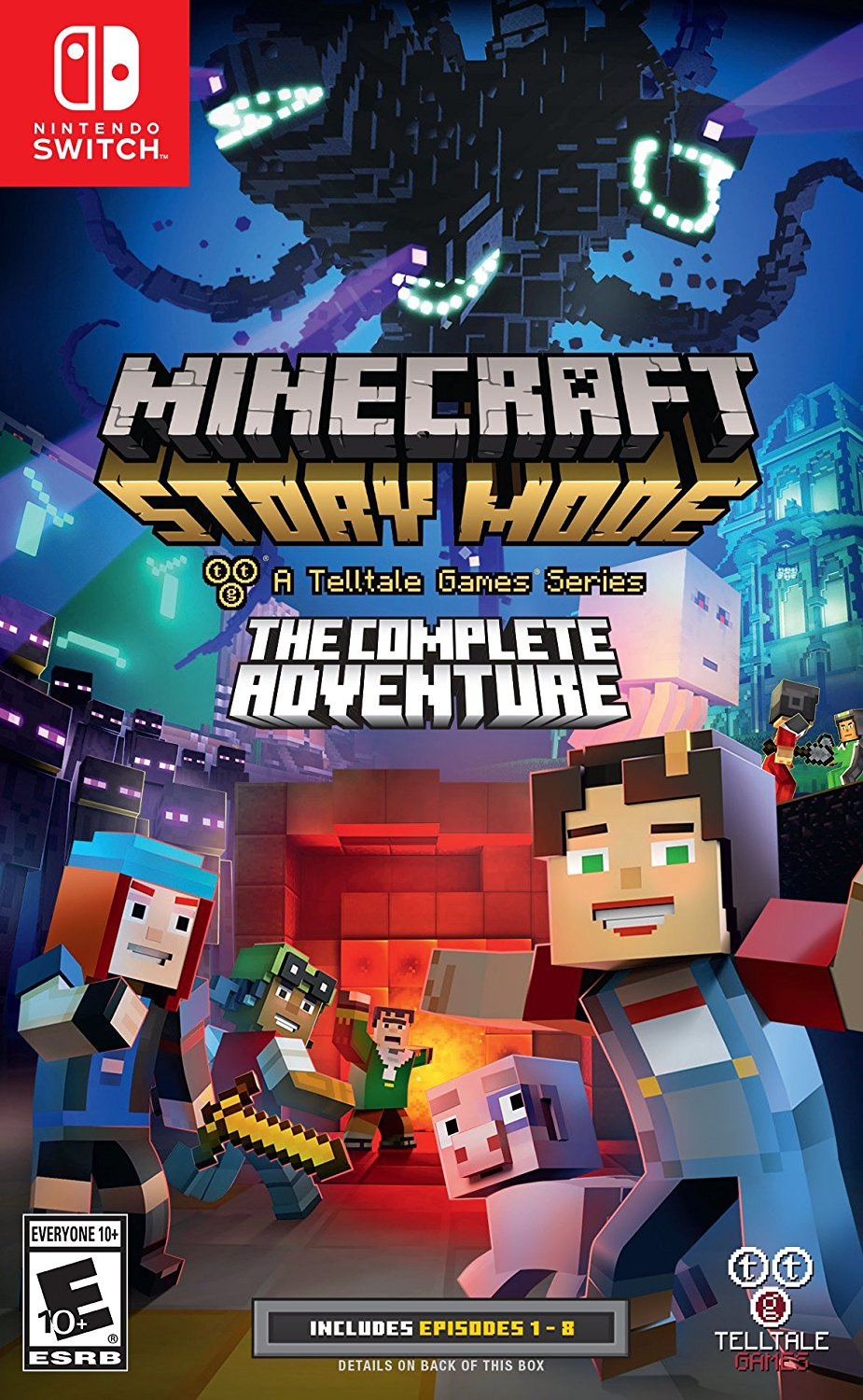 Amazon Reveals Box Art And Release Date For Minecraft Story Mode On Switch Nintendo Life