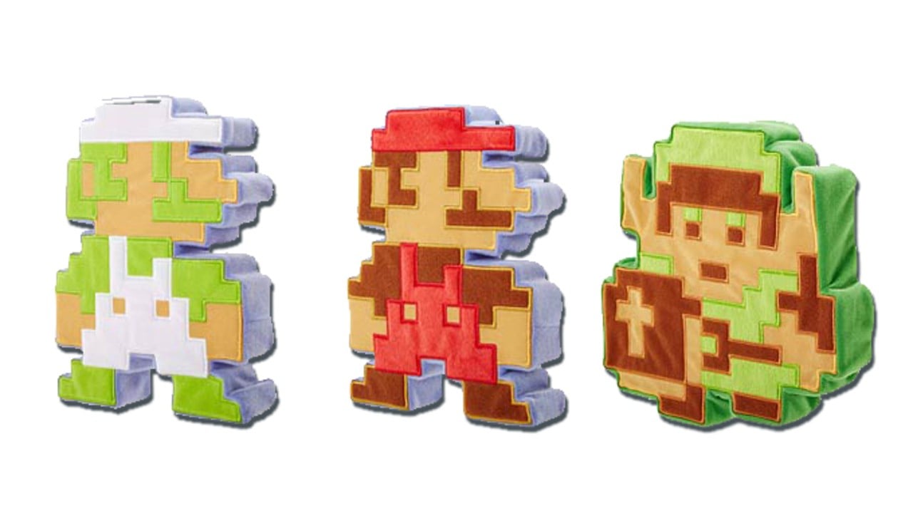 World Of Nintendo 8 Bit Plushes Available From July Nintendo Life