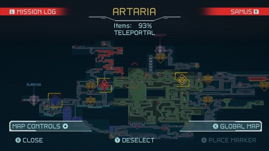 Metroid Dread Artaria Teleporter Locations