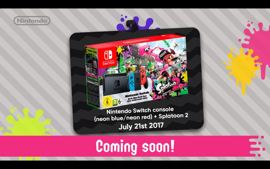 New Splatoon 2 Switch Accessories And Hardware Bundle Announced