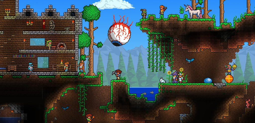Video This Terraria Launch Trailer Goes For The Silent Treatment Nintendo Life