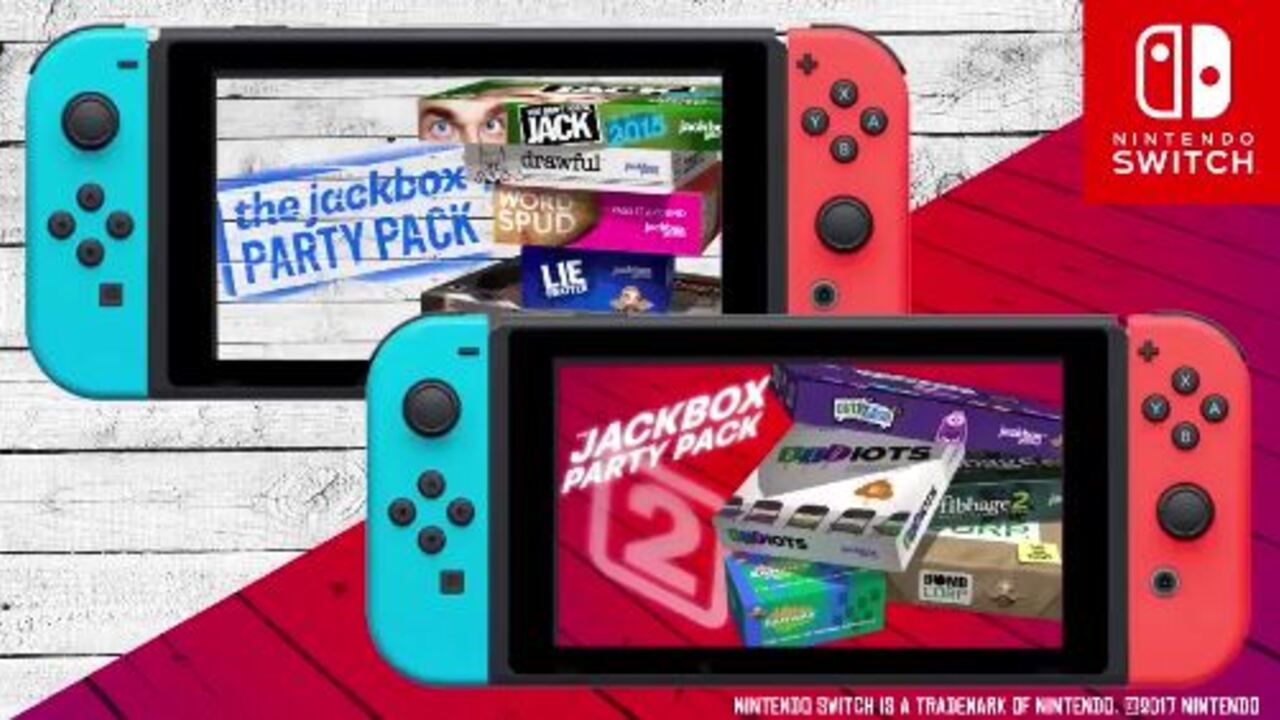 Jackbox Party Pack 1和2在8月17日登上Switch