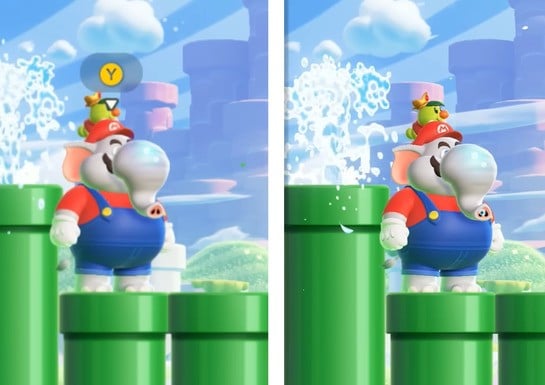 Super Mario Bros. Wonder Side-By-Side Graphics Comparison (Switch & Switch 2)