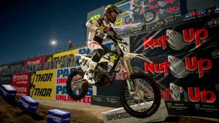 Thanks to Daan Koopman for the shot from Monster Energy Supercross - The Official Videogame 2: Vaseline Edition. (click for full size)
