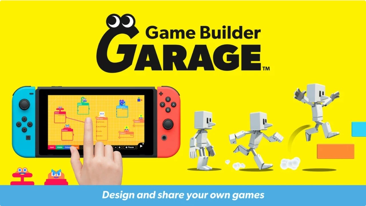 Nintendo Announces Game Builder Garage A Quirky Programming Game For Switch Nintendo Life - roblox dont go in the garage