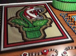 This 20,000+ Domino Piranha Plant Is Hugely Satisfying To Watch