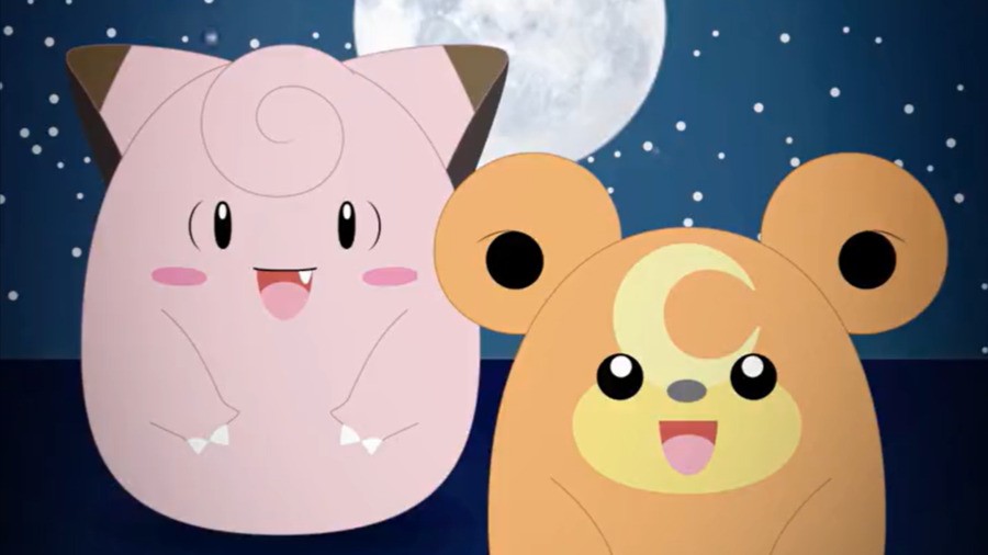 Pokémon Squishmallows Clefairy Teddiursa