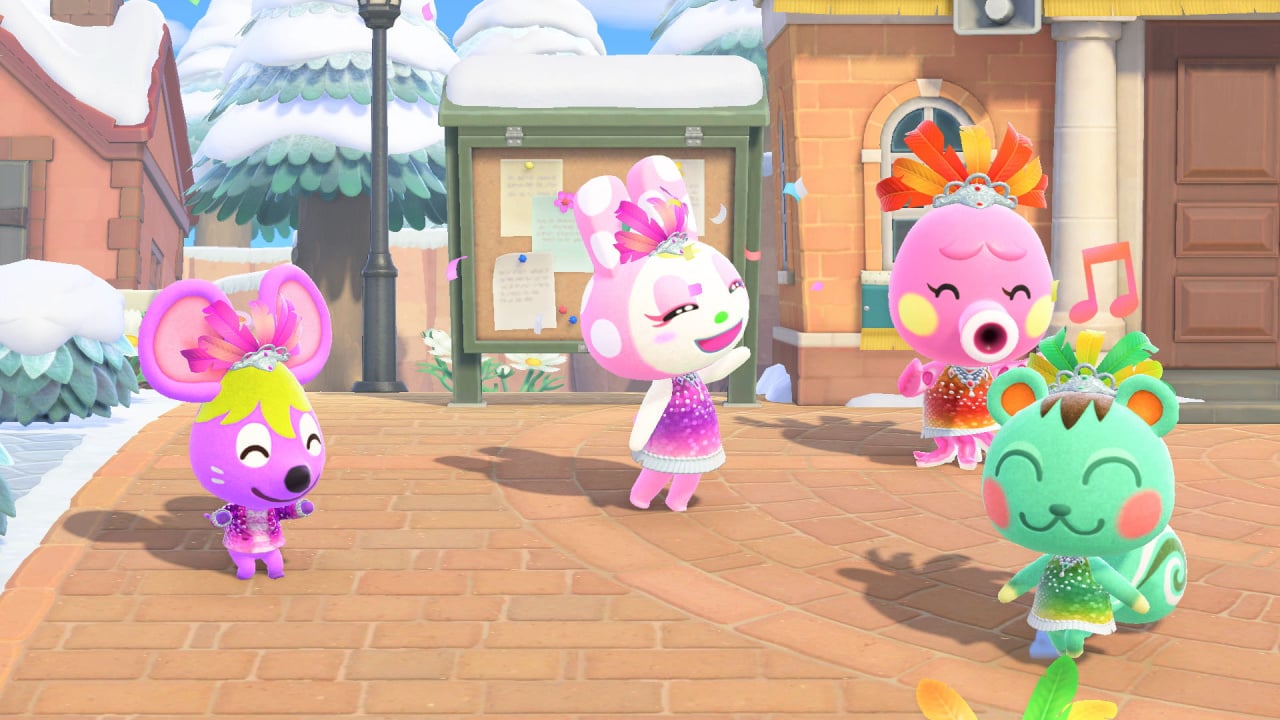 Animal Crossing New Horizons Festivale Pavé, Rainbow Feathers