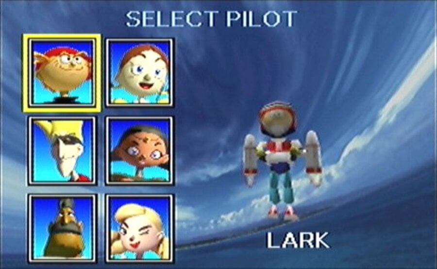 Character Select Screen Pilotwings 64