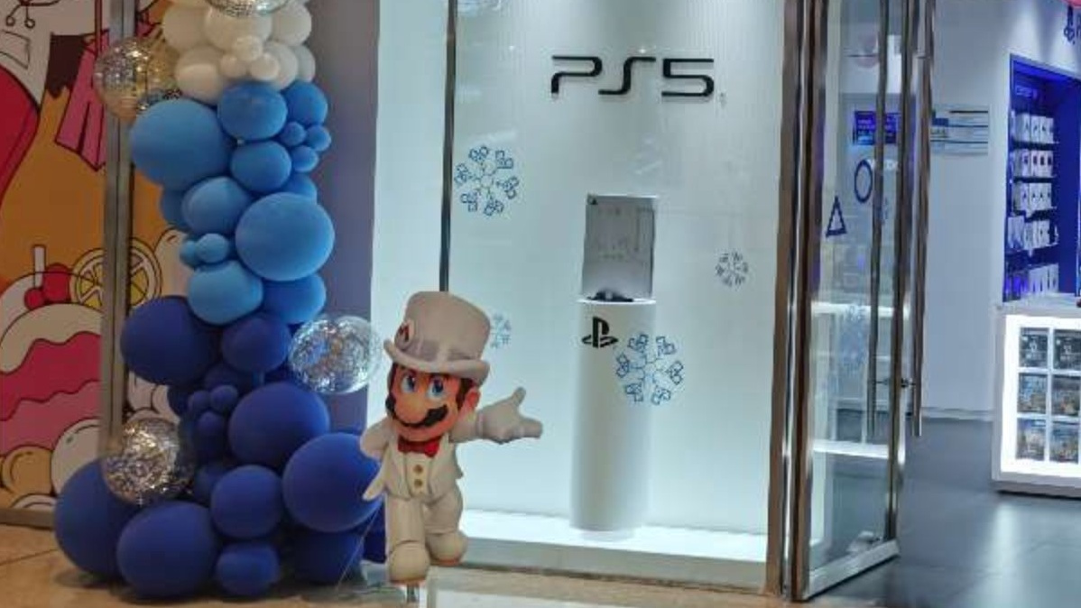 Cómo? Usan a Mario y Bowser para promocionar la PS5 en China