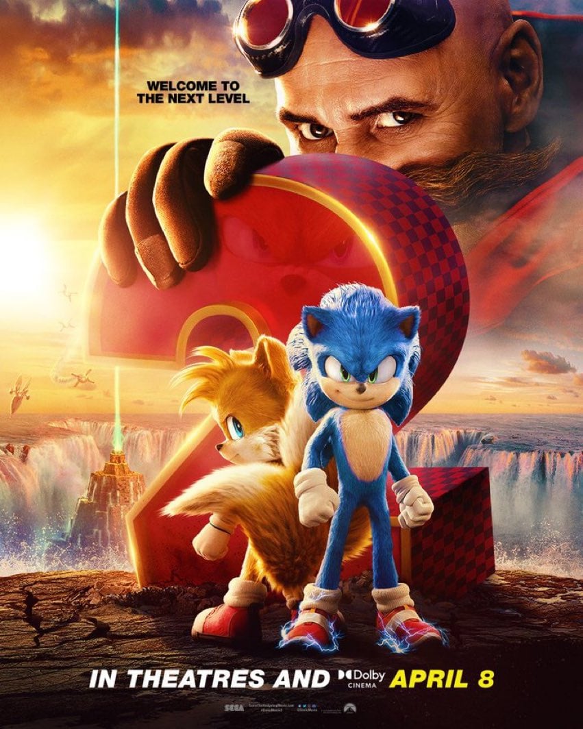 Sonic The Hedgehog 2 movie poster absolutely nails it