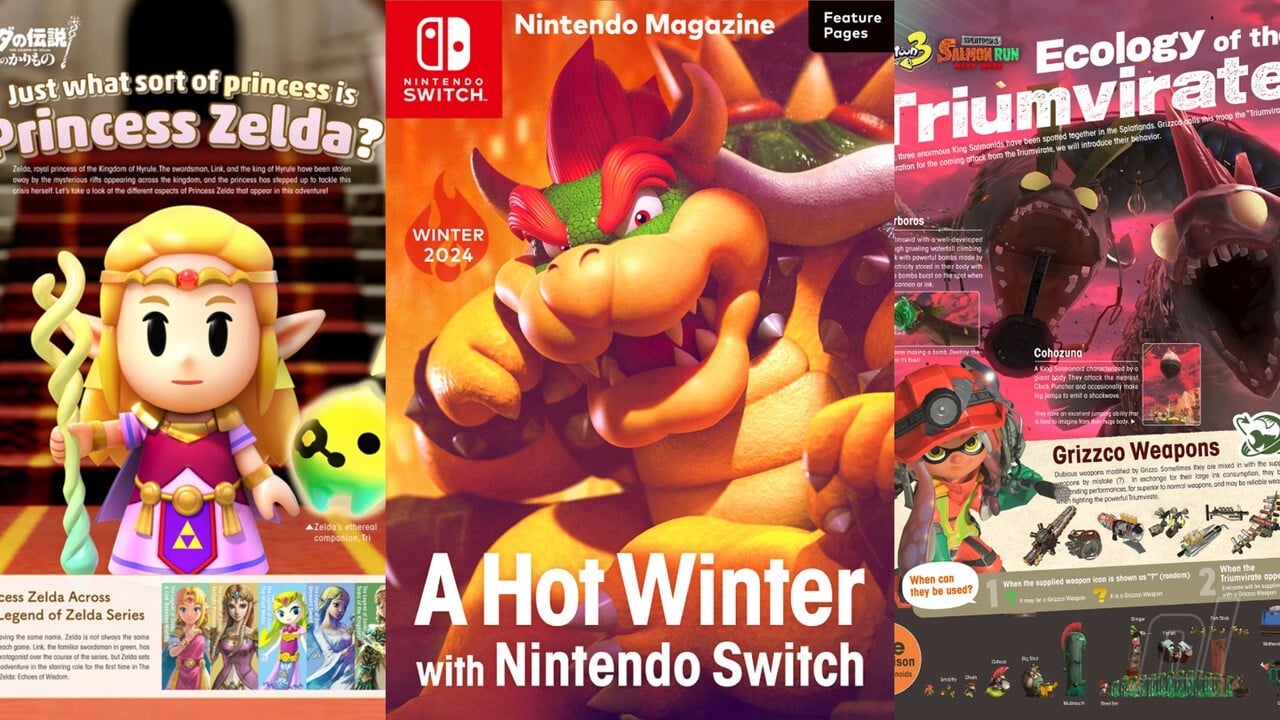 Nintendo’s Official Magazine For Winter 2024 Gets English Digital Release