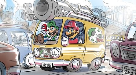 Mario Movie Concept Art