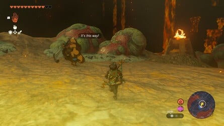 Zelda: Tears Of The Kingdom: How To Get To Goron City, Death Mountain 16