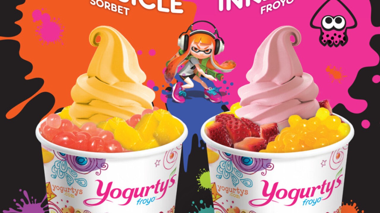 今年夏天用splatoon風格的弗羅伊（Froyo）冷卻