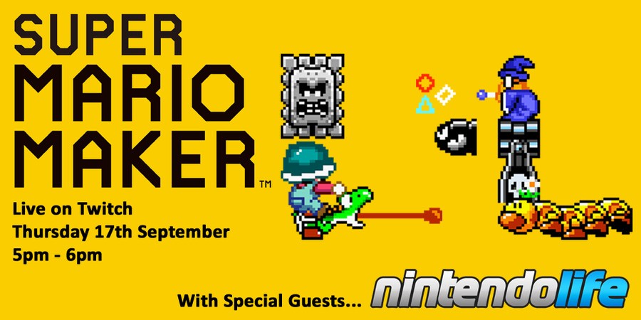 Super Mario Maker Twitch Stream With Nintendo UK