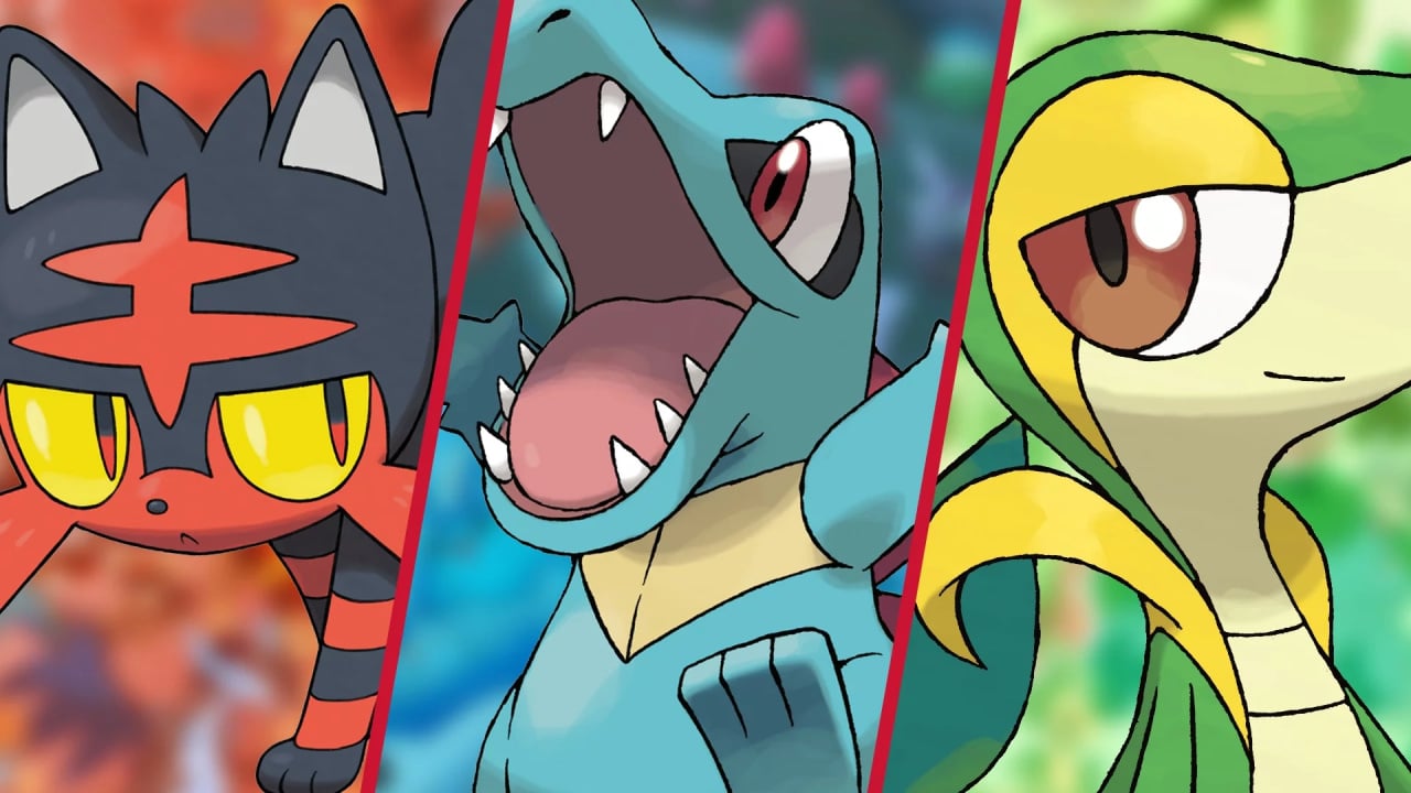 all pokemon starters in order