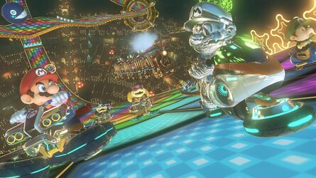 Rainbow-coloured track? Check. Absolutely crushingly unfair Blue Shell on the final lap? Err.., we'll get back to you