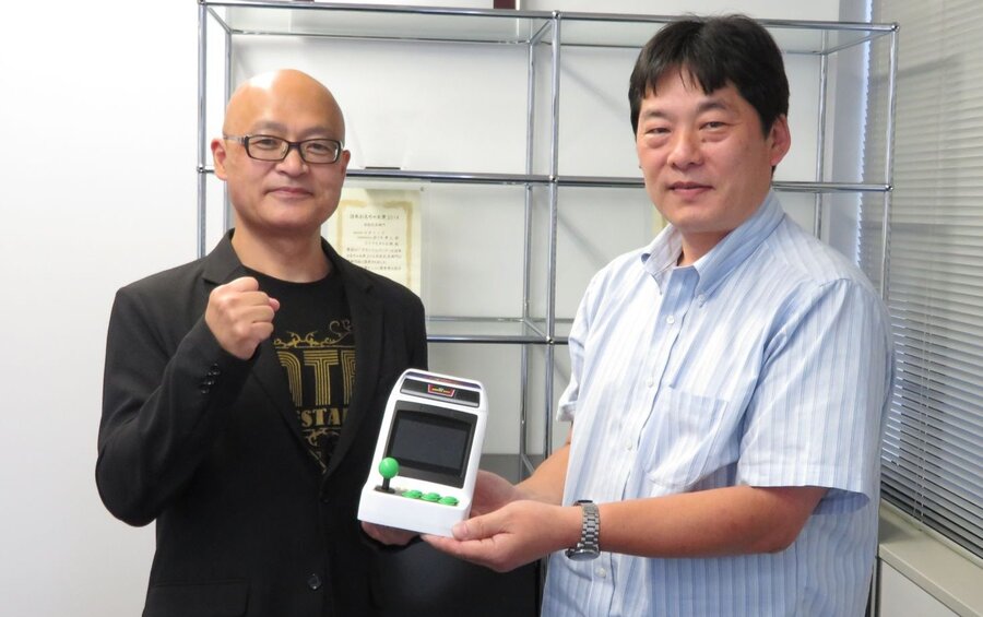 Sega Toys' Satoshi Shimokawa and Yuichi Aoki