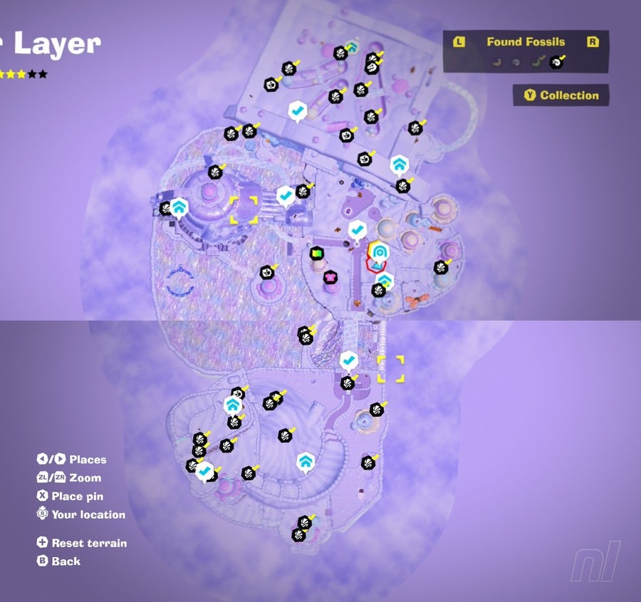 Freezer Layer SL500 Fossil Map
