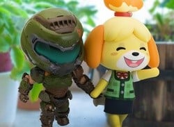 Doomguy And Animal Crossing's Isabelle See In The New Year Together On Twitter