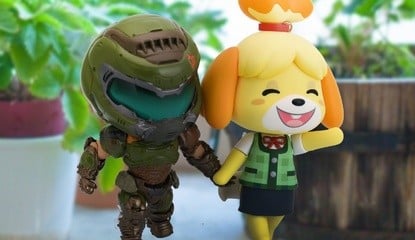 Doomguy And Animal Crossing's Isabelle See In The New Year Together On Twitter