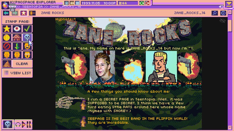 Don't worry, you haven't gone back in time. This is a screenshot from Hypnospace Outlaw, coming to Switch next week...