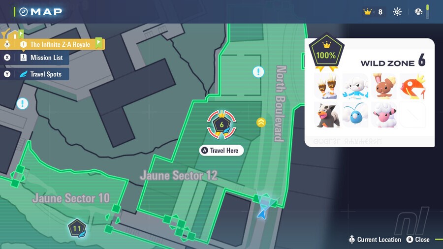 Wild Zone 6 Pokémon Legends: Z-A