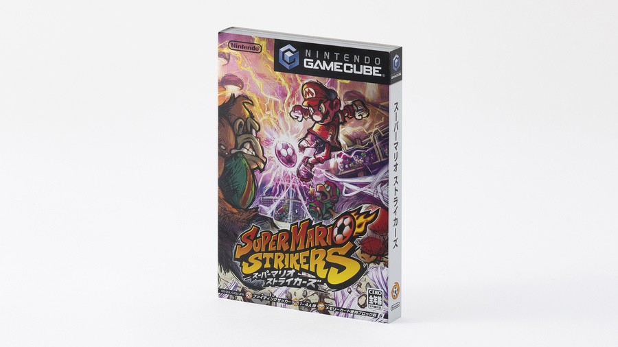 Suepr Mario Strikers Japanese Box art