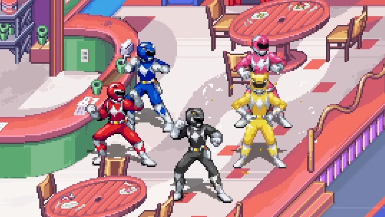 De Mighty Morphin Power Rangers zijn terug in een gloednieuw actiespel in retrostijl