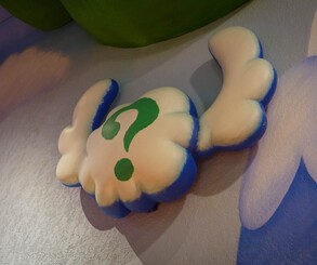 The queue itself wasn't as vast and intoxicating as the Yoshi portion found at the Hollywood park, but we still enjoyed the little details