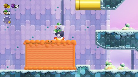 Super Mario Bros. Wonder Walkthrough: World 2 - Up 'n' Down With Puffy Lifts 7