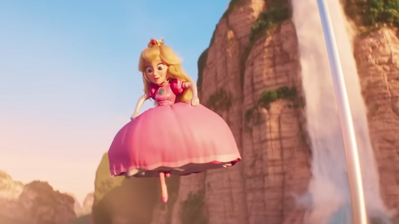 Princess Peach Kicks Bowser! Scene - THE SUPER MARIO BROS. MOVIE (2023) 